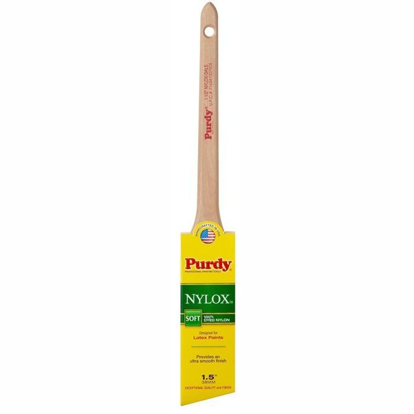 Purdy 1-1/2" Angle Sash Paint Brush, Nylon Bristle 144080215